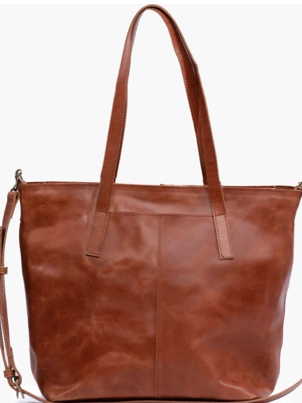 Able Alem Utility Leather Tote in Whiskey